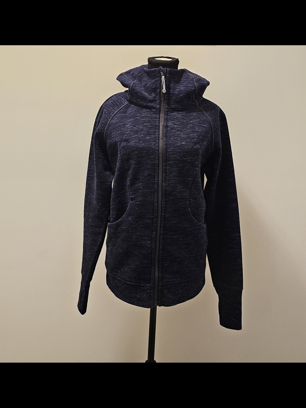 lululemon athletica Navy/Purple Full-Zip Scuba Hoodie